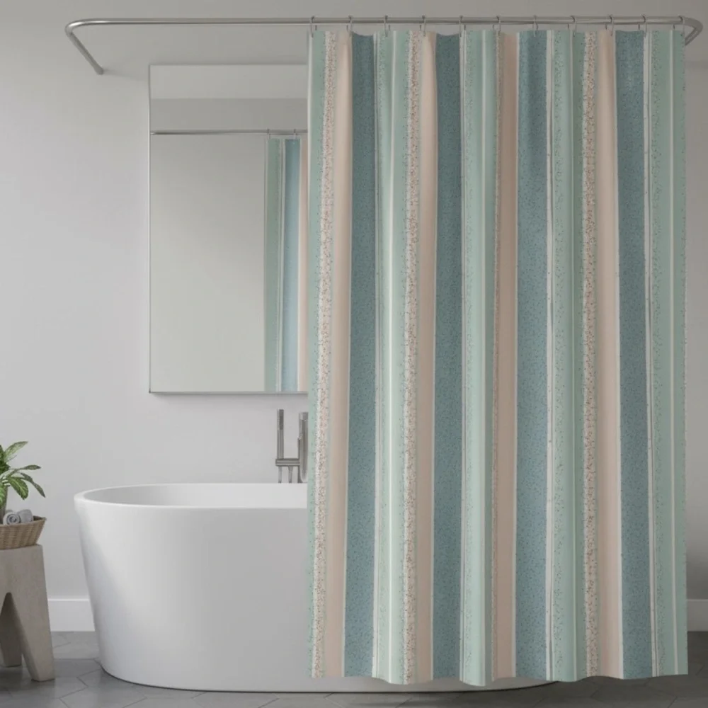 Wayfair Pastel Microdot Shower Curtain 70x72